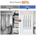 thumbnail image 3 of Hanging Vacuum Storage Bags for Clothes, 4 Packs (105×70Cm), Vacuum Bag for Suits, Coats, Jackets, Save 80% Space Closet Organizer Vacuum Bags, 3 of 5