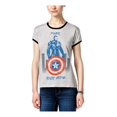 thumbnail image 1 of Camiseta gráfica Mighty Fine para mujer de Los Vengadores gris grande, 1 of 2