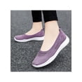 thumbnail image 4 of Gomelly Women Loafers Slip On Flats Low Top Flat Shoes Anti-Slip Pumps Party Work Casual Purple 7.5, 4 of 7