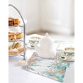 thumbnail image 4 of Marine Life Kitchen Dish Towels for Drying Dishes Set of 4, Nautical Underwater Coral Shell Starfish Watercolor Waffle Weave Microfiber Hand Tea Bathroom Towels Quick Dry & Absorbent Towel 12x12, 4 of 7