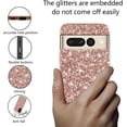 thumbnail image 6 of Compatible with Google Pixel 7 Pro Case Glitter Bling Google Pixel 7 Pro Phone Case for Girls Cute Bumper Shockproof Protective Cases (Rose Gold), 6 of 7