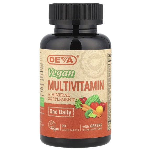 Deva Nutrition Multivitamin & Mineral Supplement, One Daily, 90 Coated Tablets