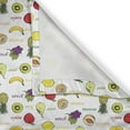 thumbnail image 6 of Ambesonne Fruits Grommet Curtain, Summer Fresh Eating, 50" x 63", Purple Yellow Ruby, 6 of 6