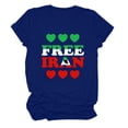 thumbnail image 2 of Puyaiuu Women Shirt Iran For Women and For Men Iranian Flag Lion Persian Short Sleeve Summer T Shirts Gift, 2 of 4
