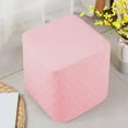 thumbnail image 2 of Stretch Ottoman Cover Furniture Ottoman Foot Rest Cover for Footrest Foot Stool , Pink, 2 of 7