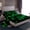 Black Green, variant on Homewish Black Green Rectangle 3pcs Twin Sheet Set, Buffalo Plaid Abstract Bedding Sets