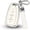 Silver-White, variant on Key Fob Cover Compatible with Chevrolet Equinox Bolt Trax Sonic Blazer Trailblazer Traverse Cruze Keychain Case Holder Protector,Gold-Blue