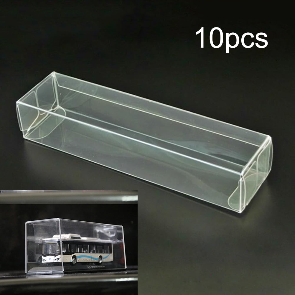 Details about   10Pcs/set PVC Clear Car Model Dust Proof Box Display Box Protection Box Z8 