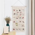 thumbnail image 3 of Fabric Christmas Calendar with Pockets24 Days Countdown Calendar Hanging Storage Bag for Xmas Holiday HomeWallDecoration, 3 of 5