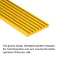 thumbnail image 4 of Uxcell Aluminum Heatsink Gold Tone 70x22x3mm with Tools and 1 x Pre-Cut Thermal Pad for SSD, 4 of 5