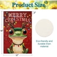 thumbnail image 3 of Christmas Frog Garden Flag 12x18 Inch Double Sided Winter Holiday Outdoor Yard Decorative Flag, 3 of 6