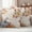 Beige, variant on Outdoor Pillow Covers 26 x 26 Inches, Hello Fall Waterproof Throw Pillow Cover Set of 2, Thanksgiving Orange Blue Pumpkin Maple Leaf Decorative Square Cushion Covers for Patio/Tent/Couch/Garden