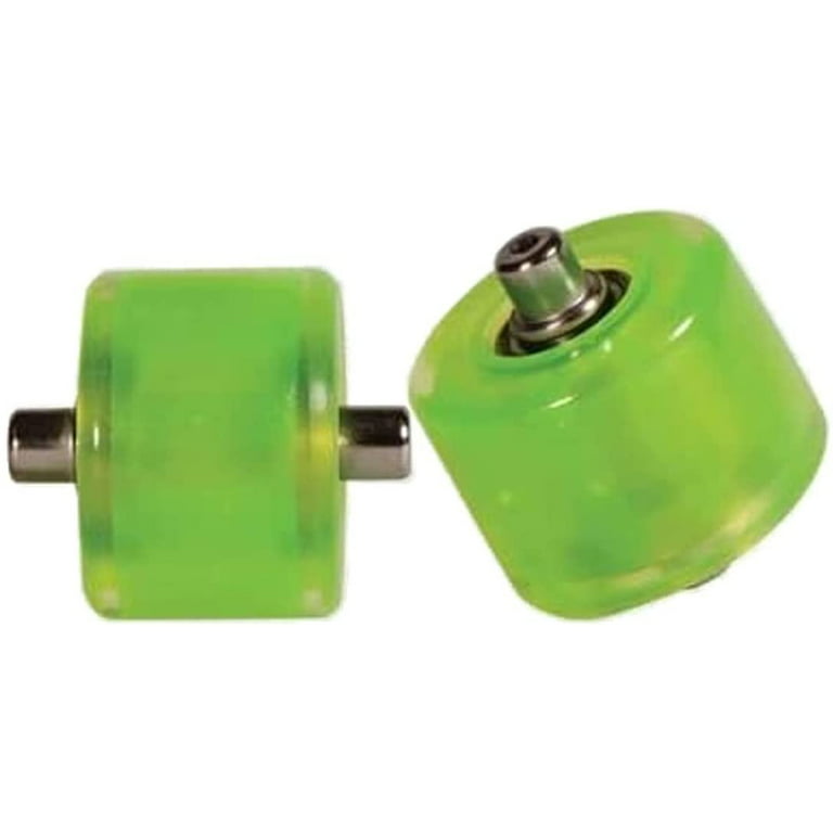 marxisme Krigsfanger solidaritet Heelys FATS Style Collectible Replacement Wheels Kit Green Glow in The  Dark, Large - Walmart.com