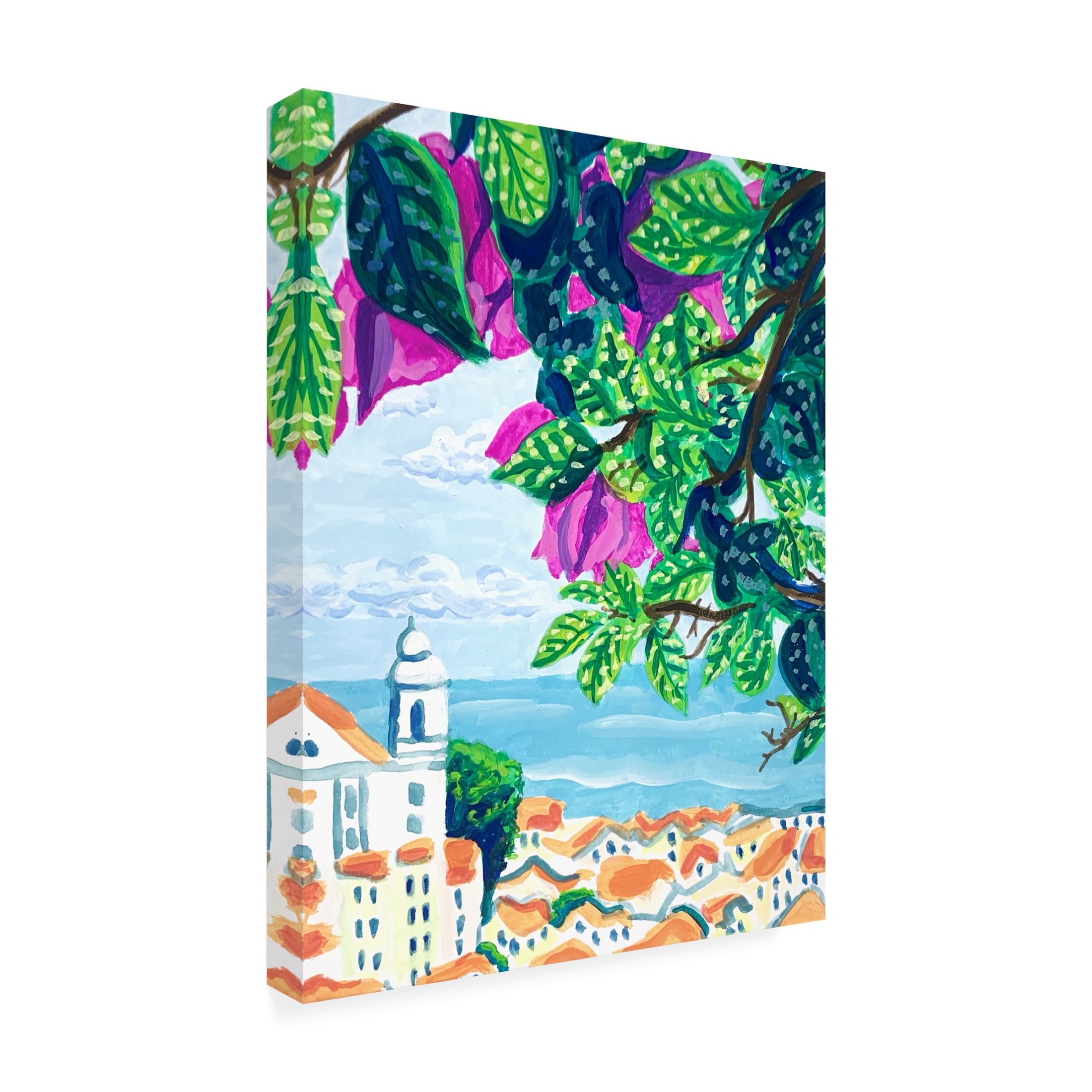 Trademark Fine Art Key and Sea Lisbon Canvas Wall Art