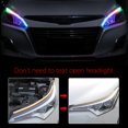 thumbnail image 4 of RGB Luz Diurna DRL Señal De Giro Universal Flexible Que Fluye DIY Multi Color LED Tira Para Faros Delanteros, 4 of 4