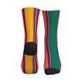 thumbnail image 3 of Crew Socks for Women Men Athletic - Vertical Stripes Soft Comfort Breathable Mid-Calf Sole Running Socks Womens Men, 3 of 7
