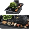 thumbnail image 3 of EstbridgeUSB Battery Water Fountain Desktop Flowing Water Waterfall Home Ornament Craft, 3 of 9