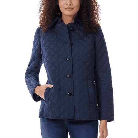 Jones New York JONES NAVY 5 Button Quilted Jacket, US X-Large