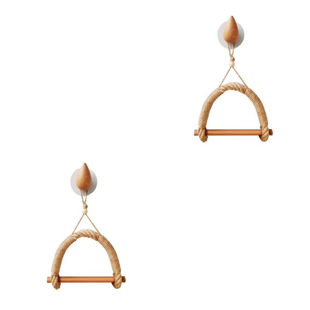 Soporte de papel de Cuerda Kearding colgador de pañuelos decoración de madera Type1 NO1