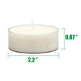 thumbnail image 4 of Stonebriar Collection Unscented 1-Wick Mega Oversized 9 Hour Clear Cup Tealight Candles 20 Pack, 4 of 8