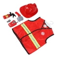 thumbnail image 1 of Disfraz de Niño de Bombero, Traje de Bombero Simulación de material de Poliéster Para Niños Para Niños Niños, 1 of 7