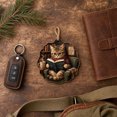 thumbnail image 6 of Reading Animal Christmas Hanging Ornament, Style C, Holiday Tree Decoration for Book Lovers, 6 of 8
