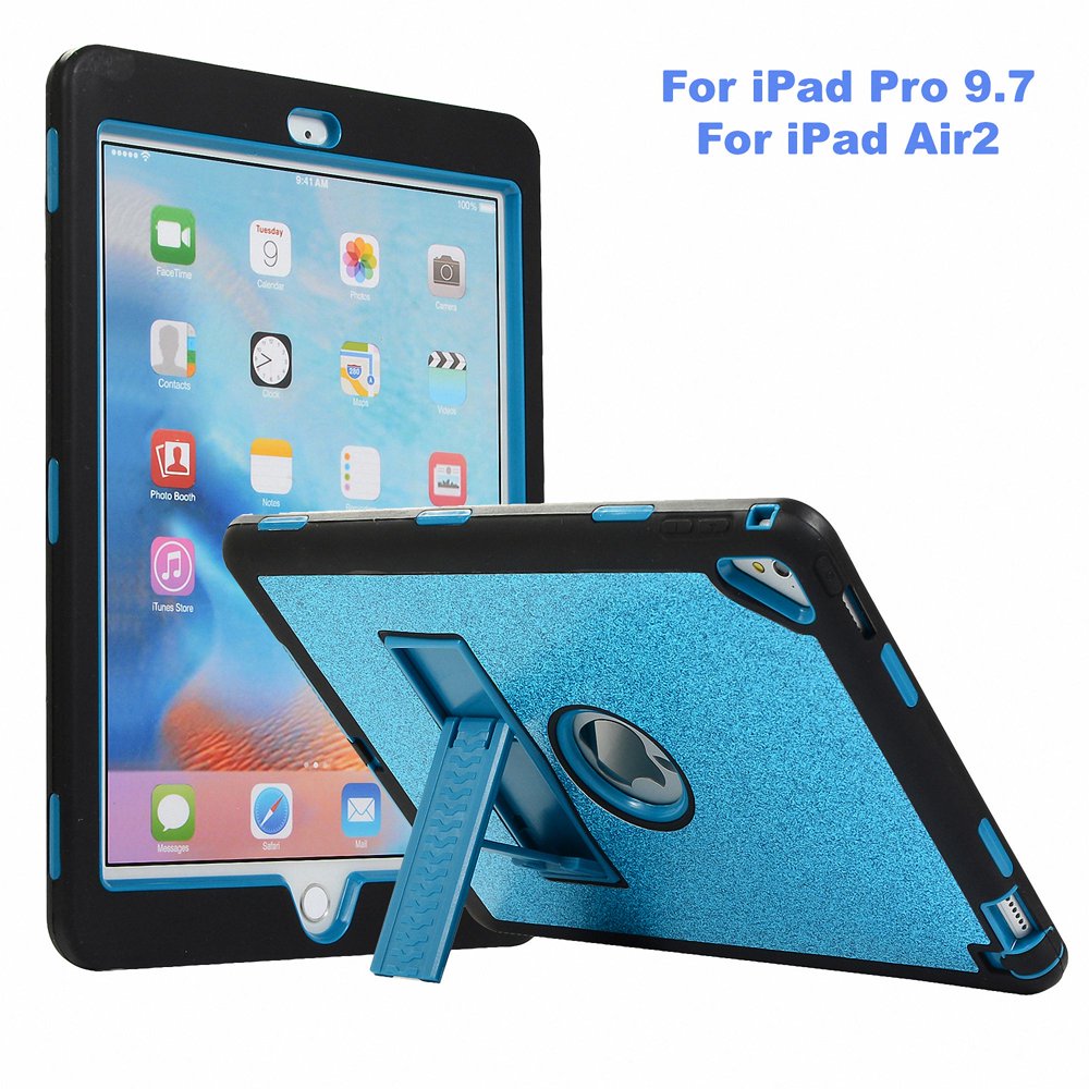 iPad Air 2 Case; iPad Pro 9.7 Case; Dteck Hybrid Shockproof Case Rugged