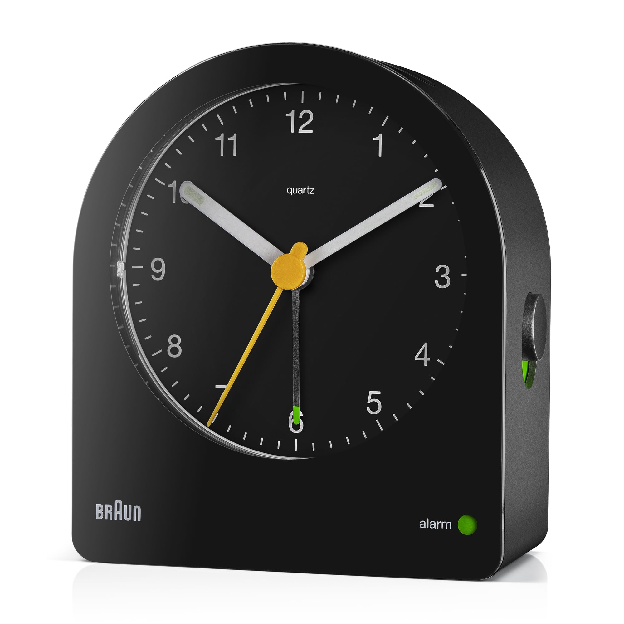 Braun BC 22 B: Black Analogue Alarm Clock with Snooze, Continuous Backlight, and Quiet Quartz photo Braun BC 22 B: Black Analogue Alarm Clock with Snooze, Continuous Backlight, and Quiet Quartz image