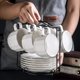 thumbnail image 4 of Soporte de exhibición para tazas de té, estante para tazas de té, puede contener 6 tazas, 6 platillos, 6 cucharas, lata de regalo, 4 of 5