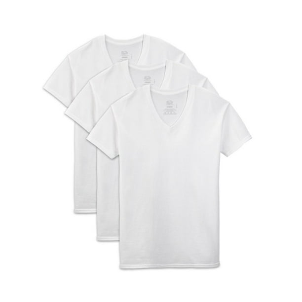 Fruit of the Loom Fruit of the Loom Men's 100 Cotton White VNeck T