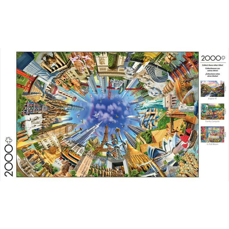 Buffalo Games 2000-Piece Aimee Stewart Travel Trinkets Interlocking Jigsaw  Puzzle 