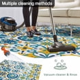 thumbnail image 5 of Modern Mediterranean Outdoor Rug 5x7 Ft - Reversible Patio Rug Outdoor Camping Rugs, Retro Moroccan Tiles Texture Vlue Yellow Indoor Outdoor Area Rugs, Non-Slip Outdoor Carpet Runner for Deck/Porch, 5 of 8