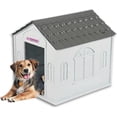 thumbnail image 1 of Casa Para Perro Q Perrón Raza Chica Fácil De Armar Y limpiar Color Gris, 1 of 5
