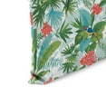 thumbnail image 2 of Jordan Manufacturing 12" x 18" Jabber Clover Multicolor Tropical Rectangular Outdoor Lumbar Throw Pillow (2 Pack), 2 of 12