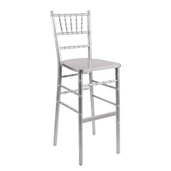 Silver ToughWood™ Chiavari Barstool by Chivari