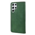 thumbnail image 3 of Allytech Galaxy S22 Ultra 6.8" Case Wallet, PU Leather Folio Flip Cover Folding Kickstand Cards Holder Shockproof Anti-scratch Protection Wallet Case Cover for Samsung Galaxy S22 Ultra, Green, 3 of 5