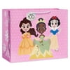Plus Mark Disney's Princesses 16" Extra Large Pink Polka Dot Christmas Gift Bag (Belle, Tiana and Snow White)