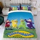 thumbnail image 4 of Teletubbies Conjunto de sábanas temático, trío de piezas, cómodo y amigable con la piel, diseño único, regalo de decoración para el hogar para familiares, amigos y fans,140cm *210cm, 4 of 6