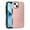 Rose Gold, variant on For Apple iPhone 14 6.1 inch Impact Dual Layer Protective Shockproof Hybrid Case Cover Red