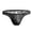 Black, variant on Men's Underwear Low Rise Open Design Polyester Triangle Briefs for Everyday Comfort and Appeal Green S