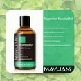 thumbnail image 3 of MAYJAM 3.38 Fl Oz Peppermint Essential Oil for Diffusers, Candle Making Scents, Fragrance,Humidifiers, 3 of 9