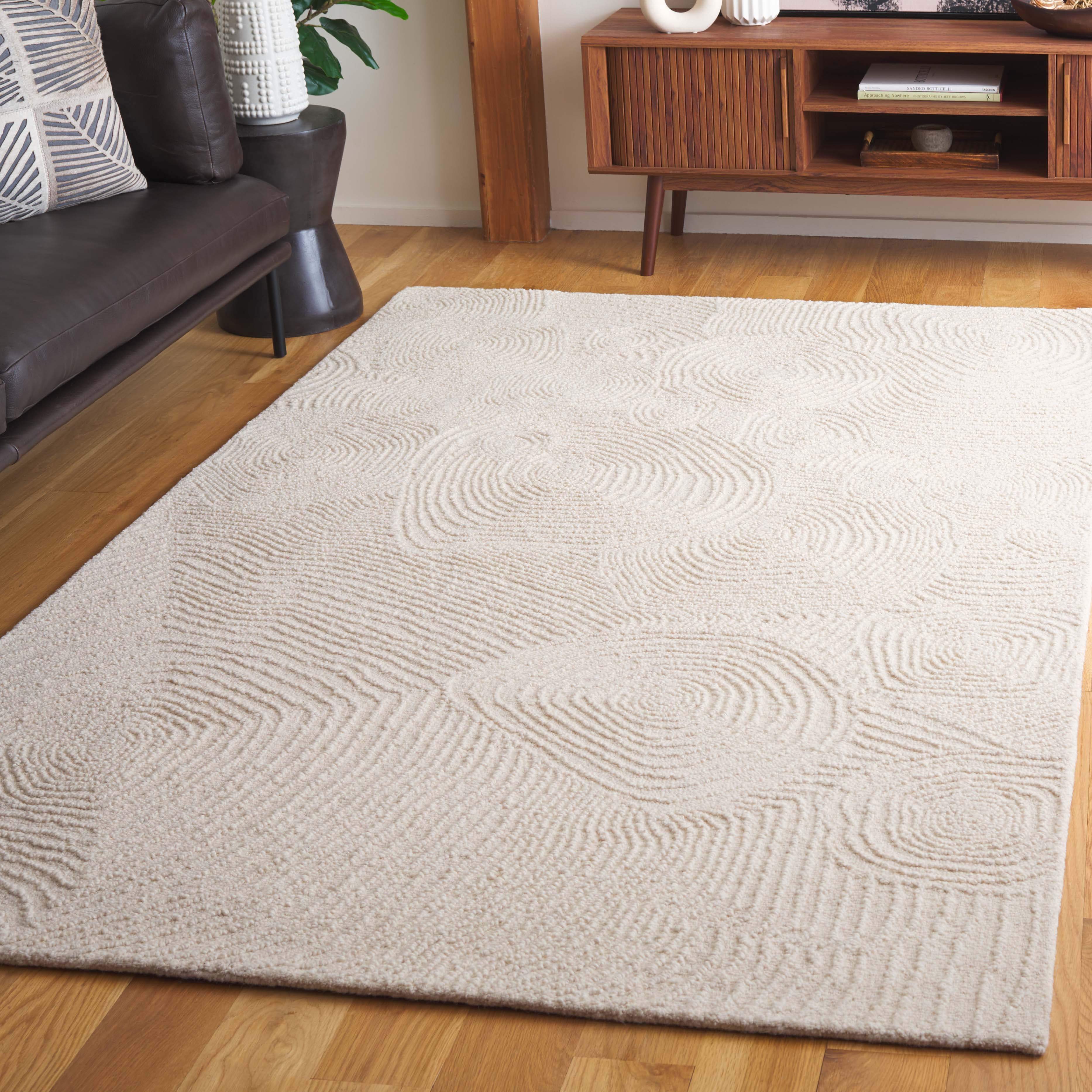 SAFAVIEH Mykonos Abbott Abstract Area Rug, Ivory, 3' x 5'