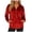 Wine, variant on larppty Women's Velour Hooded Jacket Long Sleeve Half Zip Outerwear Soft Warm Velvet Jacket with Kangaroo Pocket (AG, M)