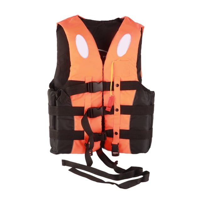 Chaleco salvavidas universal naranja XL para adultos, de seguridad para natación, deriva y esquí