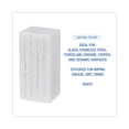 thumbnail image 6 of Boardwalk 8440BWK 4 in. x 10 in. Light-Duty White Pad (20/Carton), 6 of 7