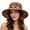 Brown, variant on Wide Brim Sun Hat for Outdoor Activities with Breathable Mesh Back And Secure Fit Lightweight Sun Gear for And All Season Summer Beach Hat Chive Hat