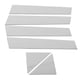 thumbnail image 2 of Moldura para postes de pilar, 6 piezas, moldura para postes de pilar de puerta y ventana, cromo, resultados impresionantes, 2 of 9