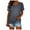 Grey, variant on JLFKNG Womens Tee Shirts Fashion Solid Color Round Neck T-Shirts Short Sleeve Breathable Loose Fit T Shirt Tops Comfy Summer Clothes