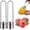 B, variant on Apple Corer Stainless Steel Fruit Core Remover Kitchen Gadget Cooking Tool Heavy Duty Ergonomic Handle for Apple Pie Baking Healthy Fruit Snacks，A