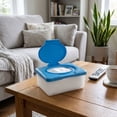thumbnail image 5 of Tissue Box with Lid Modern Desktop Tissue Box Holder - Facial Tissue Dispenser Box Cover Holder Napkin Organizer, Rectangular Storage Box for Wet Wipes & Bathroom, 5 of 5